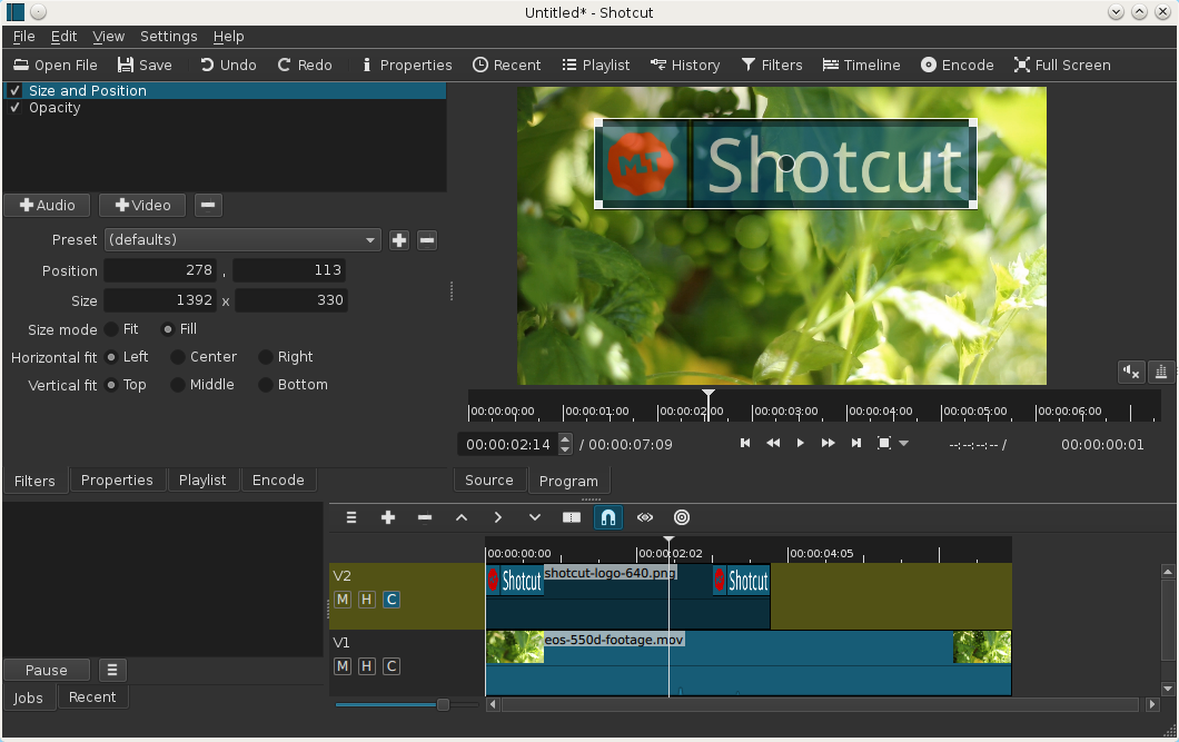 Shotcut ist ein Open-Source-Videobearbeitungstool